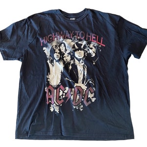 AC DC Short Sleeve Tee Shirt Size XXL