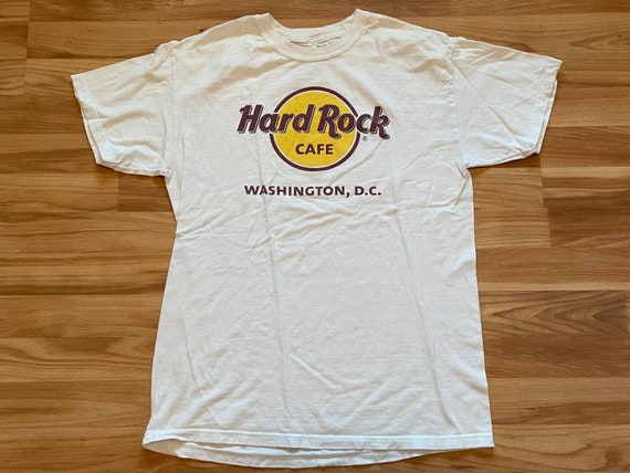 Vintage 80s Hard Rock Cafe Washington DC Graphic … - image 2