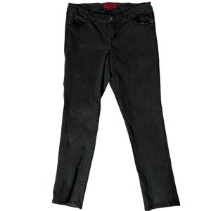 Vintage 00s Y2K Gothic Black Jeans by Tripp NYC Size 18