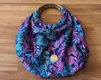 Lilly Pulitzer Calypso Coast Aegean Navy Bag