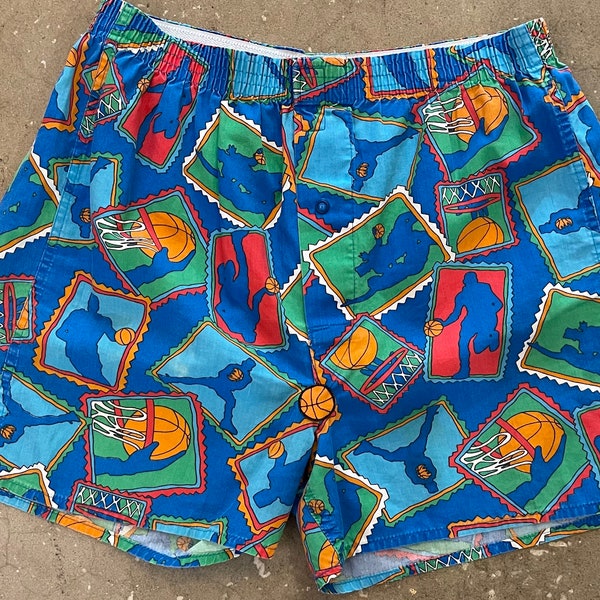 80s Basketball Shorts Etsy