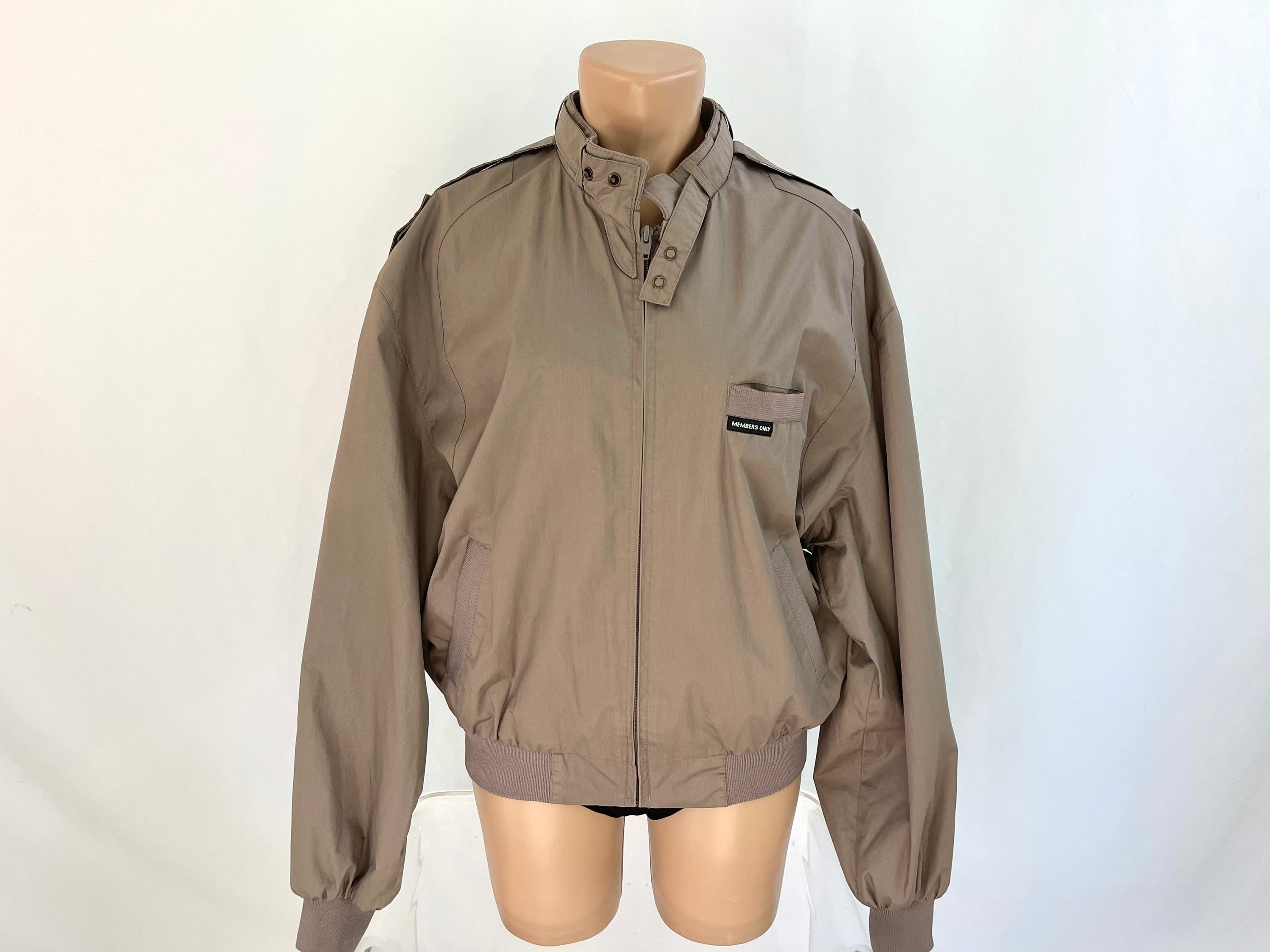Vintage 80s Tan Members Only Jacket Size M - Etsy Vintage 80s Tan Members Only Jacket Size M - Etsy