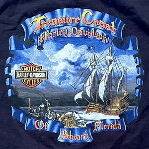 Treasure Coast of Stuart Florida Harley Davidson  Tee