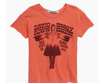 Junk Food Clothing David Bowie Ziggy Stardust T-Shirt Size XL (Junior Sizing)