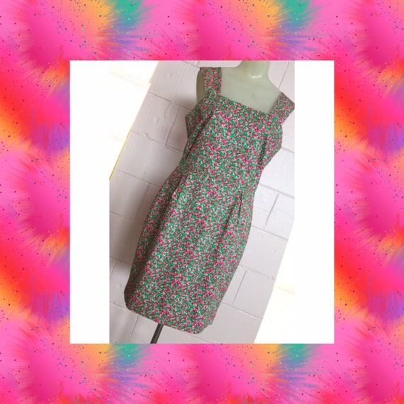 Vintage 1980s Lilly Pulitzer White Label Ditzy Flo
