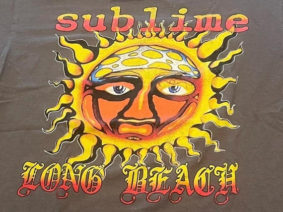 00s SUBLIME LONG BEACH AL Tシャツ サブライム M Sublime Long Beach T Shirt Unisex Size Small - Etsy
