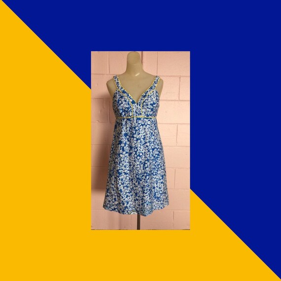 Cute Lilly Pulitzer Ditzy Daisy Print Halter Dress