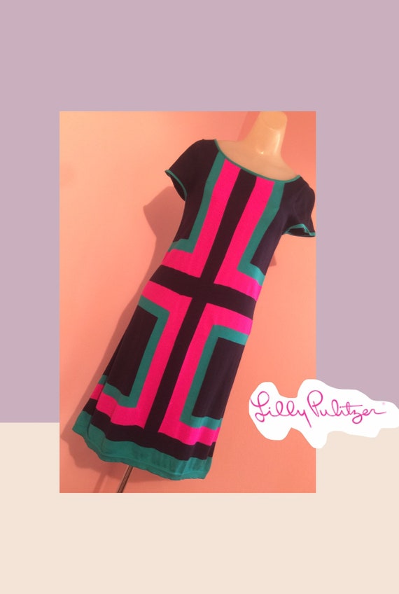 Lilly Pulitzer Mod Sweater Knit Dress