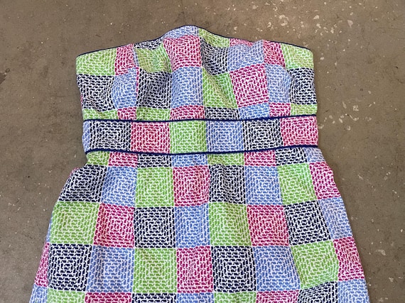 Vineyard Vines Patchwork Whale Print Strapless Co… - image 10