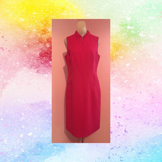 Vintage 1990s Armani Zip Front Dress