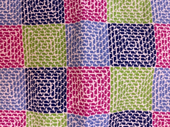 Vineyard Vines Patchwork Whale Print Strapless Co… - image 8