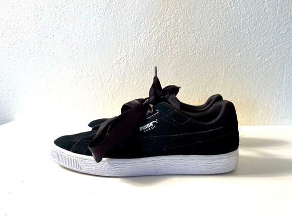 Puma Vikky Ribbon Lace Suede Fashion Sneaker Mujer Talla 8 Etsy