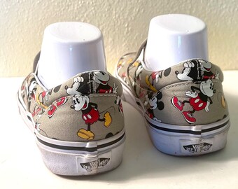 VANS X Disney Mickey Mouse Print Slip On Sneaker Men’s Women’s