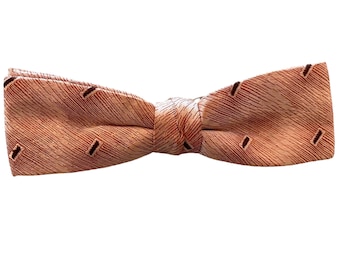 Vintage 1950s Grey + Red + Black Clip Bow Tie