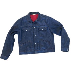 Vintage 1960s Denim Jacket Size Medium