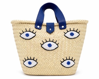 Mexican Raffia Bucket Bag Handmade Straw Bag Boho Mexicano Artisan Woven Purse Summer Beach Bag Regalo para Mujer Bootsologie