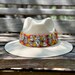 Artisanal Hand Painted Hat 100% Palm Natural 602405