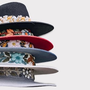 Bohemian Fedora - Etsy