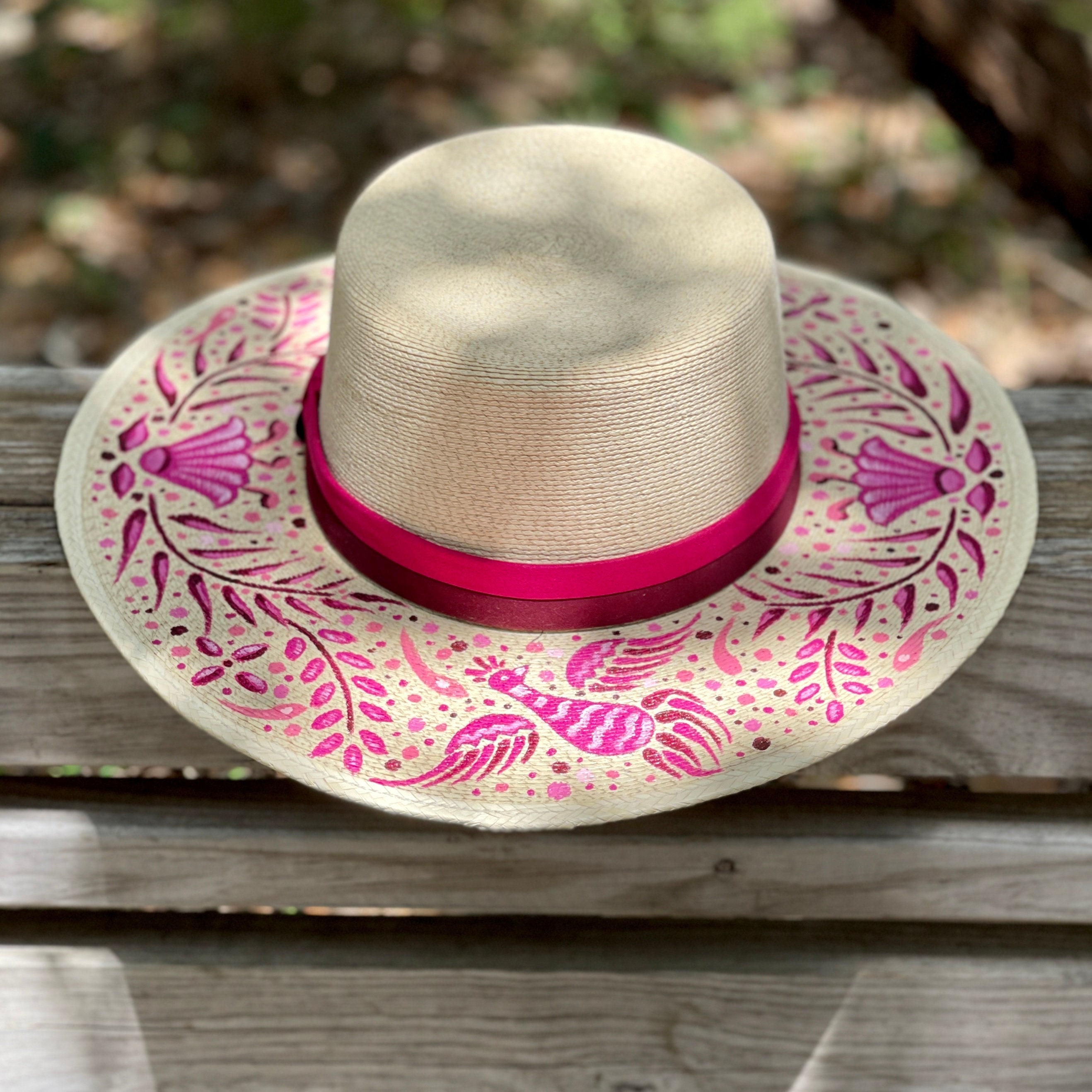 Sombrero hecho a mano. Sombrero de