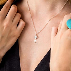 Agave Mexican Silver Necklace, FIne Silver Jewelry, Regalo para Mujer, Collar de Plata.