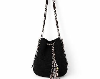 Morral Maya, Handmade Bag, Unique handbag, Crossbody Mexican Bag.