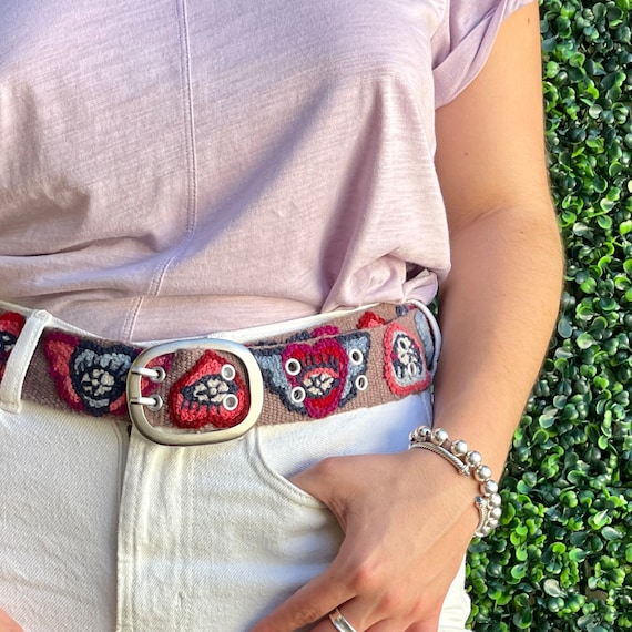 Bohemian Peruvian Waist Belt | Woven Embroidered Cloth Gift  display picture 3