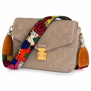 Correa para bolso guatemalteca tejida a mano, correa bordada para bolso, correa de repuesto para bandolera estilo boho, correa para cámara, correa de cuero hecha a mano para bolso