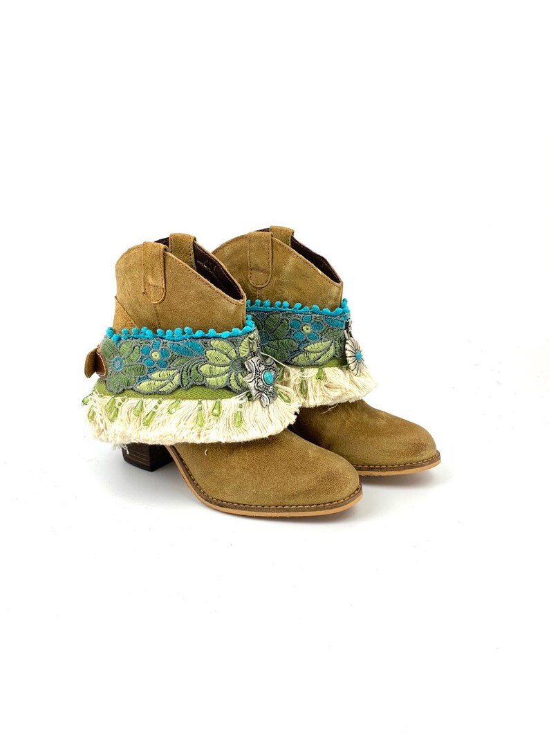 boot sleeves boot cuff boot jewelry Boot cover Boot accessories adjustable for any boot or bootie.