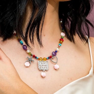 Unique Mexican Silver Necklace, FIne Silver Jewelry, Regalo para Mujer.