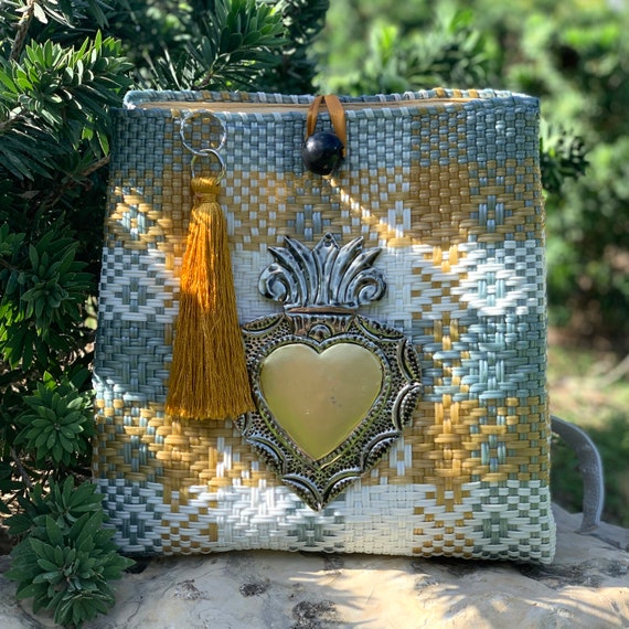 Mexican Backpack Handbag. Handbag Purse. Woman Bag