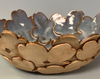 Natural Tone Dogwood Bowl