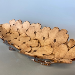 Natural Tone Dogwood Bowl