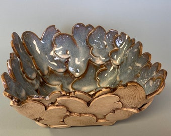 Natural Tone Dogwood Bowl