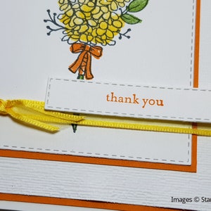 Handmade Anniversary Card, Floral Anniversary Greeting Card, Card for Wife. thank you