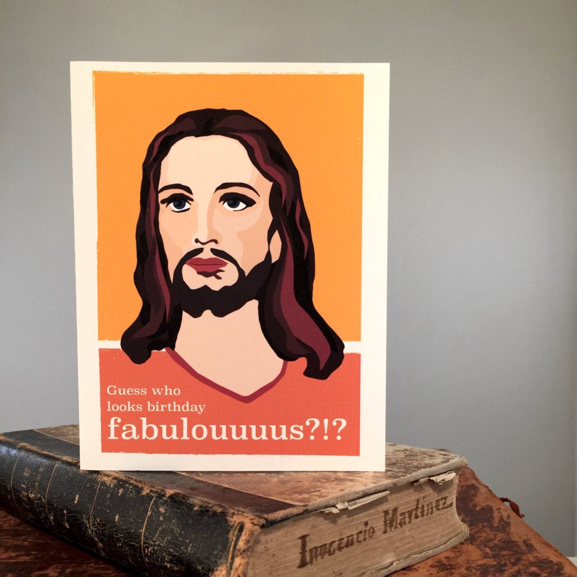 Birthday Fabulous Funny Jesus Jesus Humor Funny Birthday Etsy