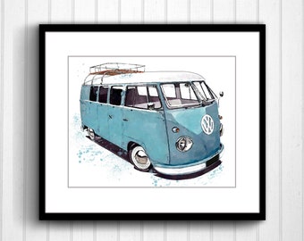 Vintage VW Campervan Wedding/anniversary Gift Buy 2 Get 1 - Etsy