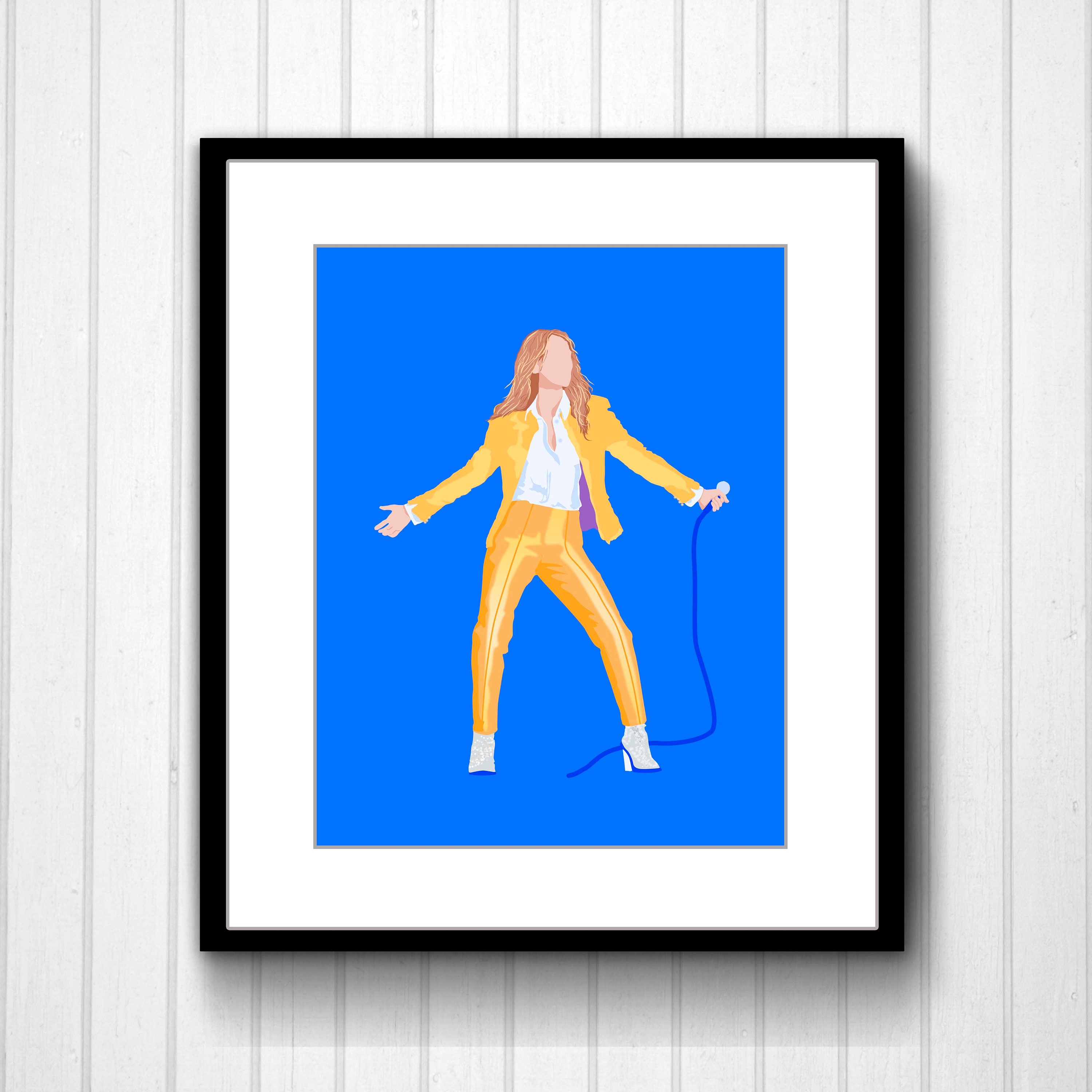 Celine Dion Minimalist Art Poster SMALL 