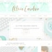 Responsive Wordpress Theme Olivia Caroline - Genesis Child Theme - Wordpress Template - Wordpress Blog - Blog Design - Mint and Gold