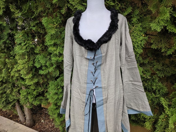 Larp Fantasy Steampunk Burning Man LOTR elven overcoat