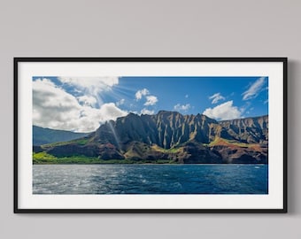 Napali Coast Photography: Kauai Coastal Landscape Art (Digital Download)