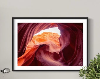 Antelope Canyon Photography Print: Arizona Landscape Wall Art (Digital Download)