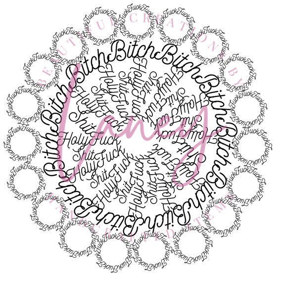 Curse Word Mandala Svg - Etsy Canada