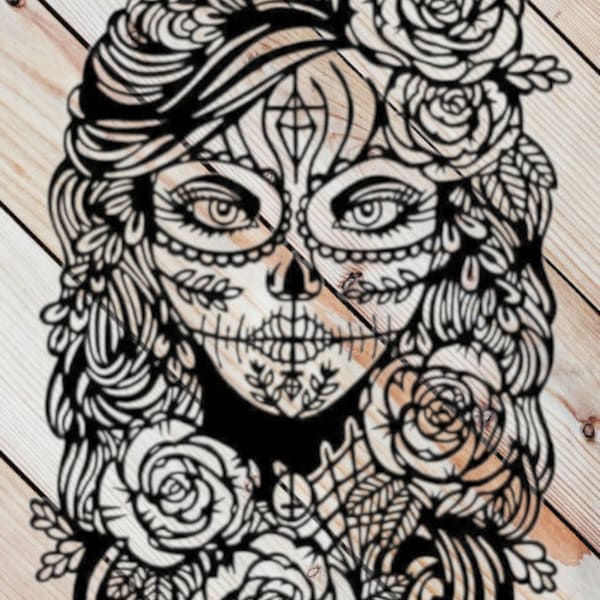 Sugar skull svg