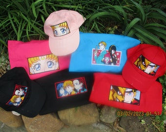 Anime Tote Bags & Hats, Naruto, Demon Slayer, Spy Family, Sailor Moon
