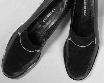 KARL LAGERFELD - Leather loafers