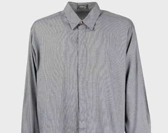 Versace Classic V2 - 90s grey striped shirt