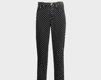 Versace Jeans Couture - pantalon à pois années 90