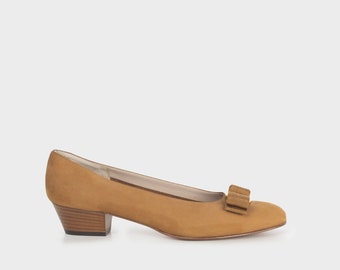 Salvatore Ferragamo - 90s brown ballet flats