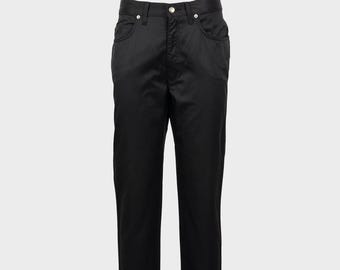Fendi – Women’s Black High-Waisted Pants 1990s