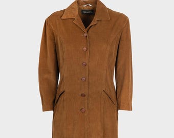 Philosophy – 1990s Brown Chemisier Dress
